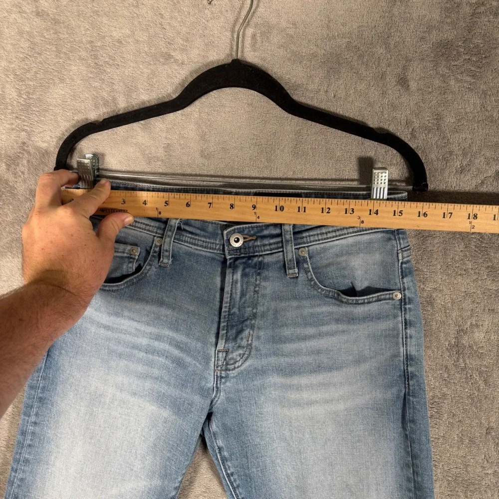 AG Adriano Goldschmied Protege Classic Straight Light Wash Jeans 30x34 1049SNC